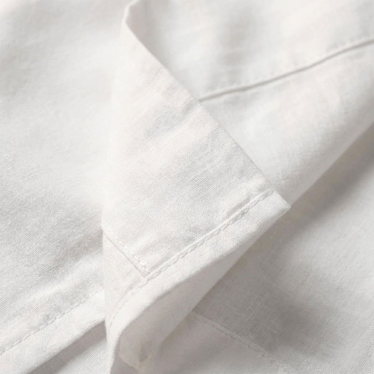 OBERLAKEN Basic percal Weiss 240x270 cm (Übergrösse) - Weiß, Textil (240/270cm) - Happy Friday