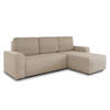ECKSOFA Roma L - Beige, Holz/Textil (236/150cm) - Sofnet