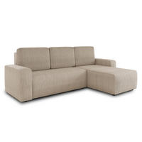 ECKSOFA Roma L - Beige, Holz/Textil (236/150cm) - Sofnet