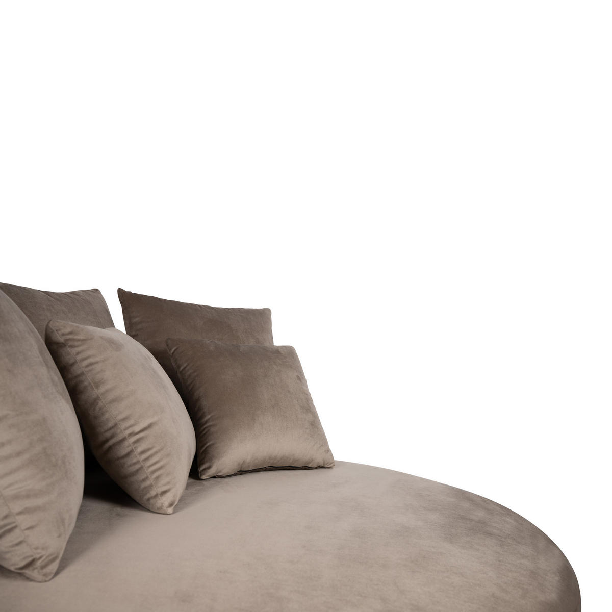 SESSEL Fayen Beige 121/121/68cm - Beige, Textil (121/68/121cm) - PTMD Collection