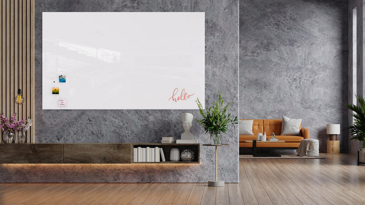 GLASBOARD - Premium SUPERWHITE Perlweiß 200x120 cm - Weiß, Glas (200/120/0.7cm) - ALLboards