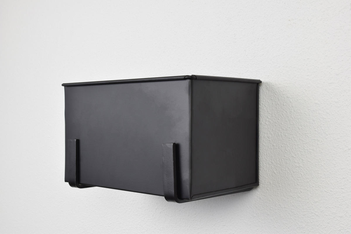 WANDREGAL Flora Schwarz - Schwarz, Metall (25/15/15cm) - LOFT42