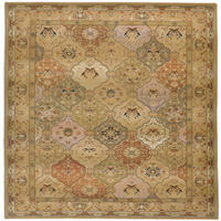 WEBTEPPICH Gabiro 208 200x200 cm - Beige, Textil (200/200cm) - THEKO