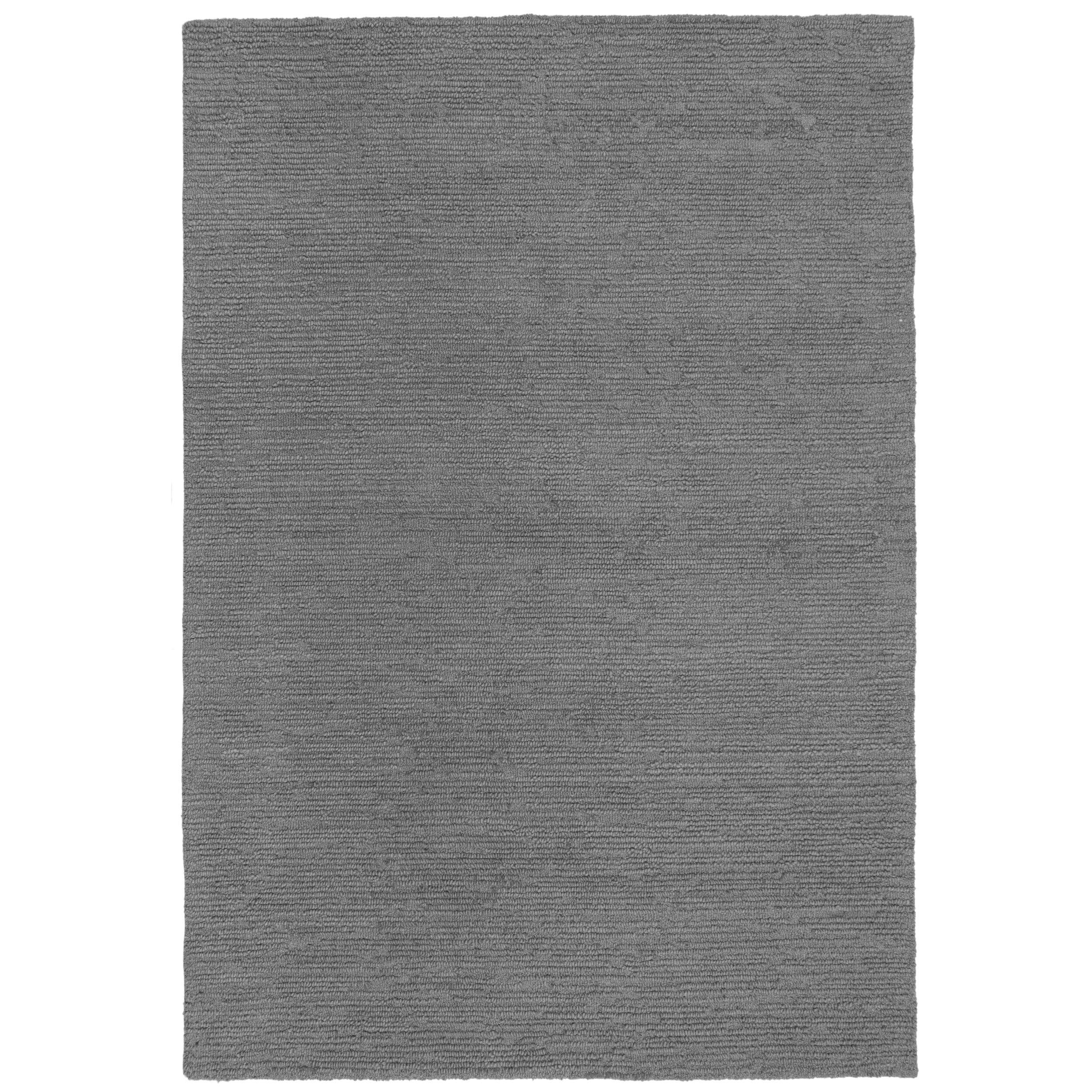 WOLLTEPPICH Boucle, Unifarben, Strapazierfähig, natürlich & pflegeleicht Grau Rechteckig 160x230 - Grau, Textil (160/230cm) - KADIMA DESIGN