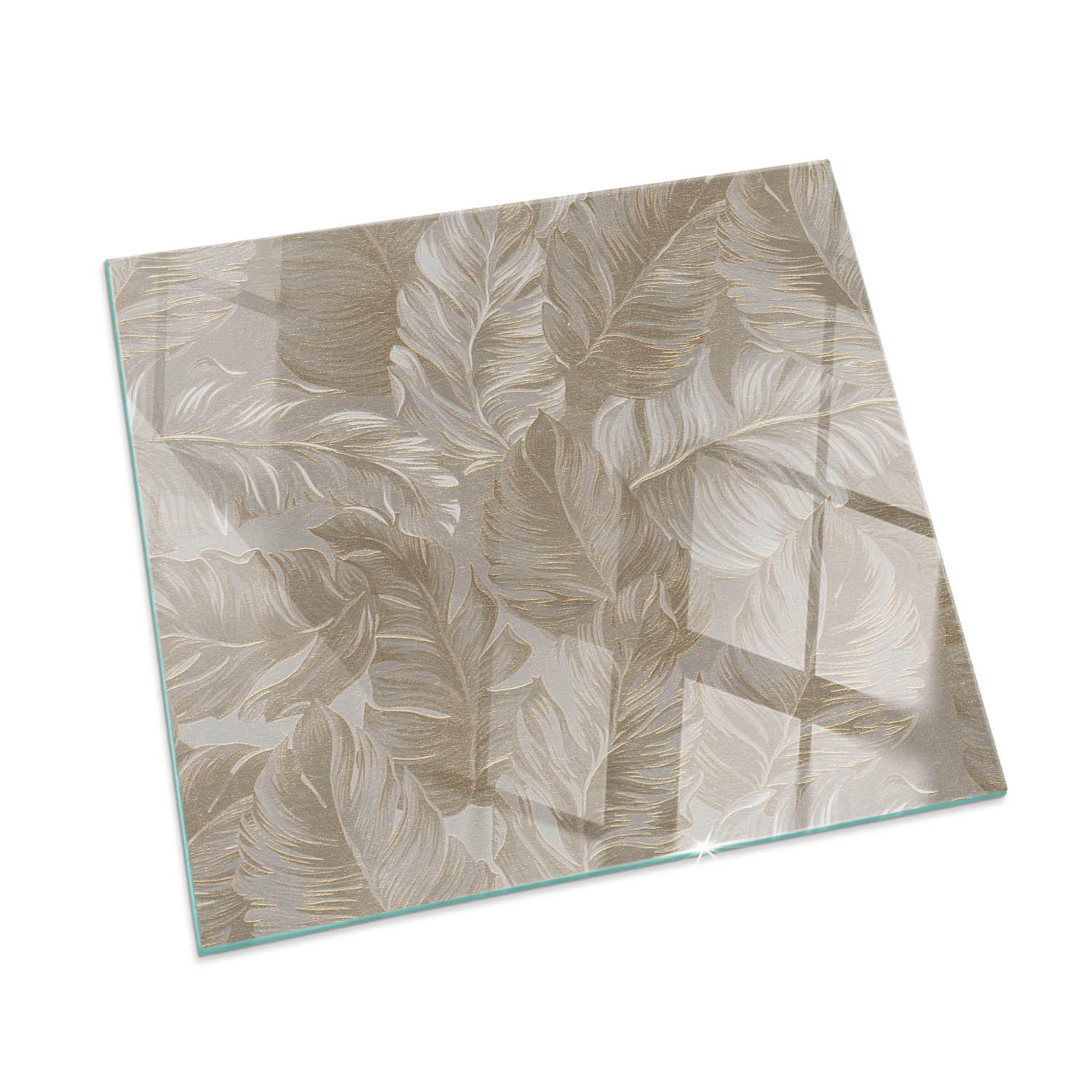 ArtPrintCave Glasplatte Beige 60x60x0.4 cm