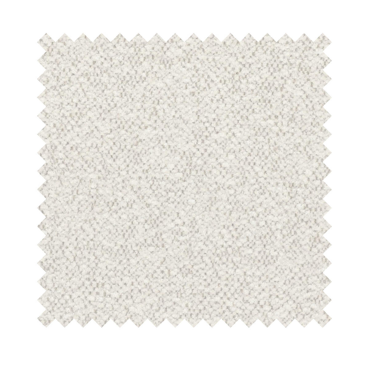 ECKSOFA Lununa Creme mit Armlehne, Bouclé, Ottomane rechts - Creme/Schwarz, Textil/Metall (218/277cm) - Selsey