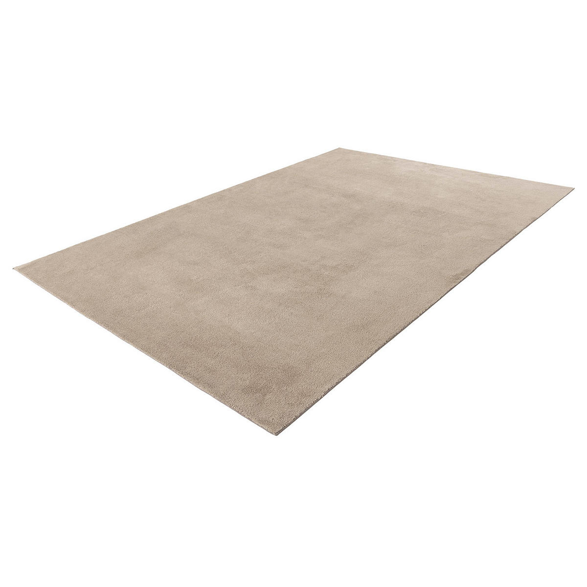 KURZFLOR-TEPPICH Calma 200 Taupe 120x160 cm - Taupe, Kunststoff/Textil (120/160cm) - carpet city