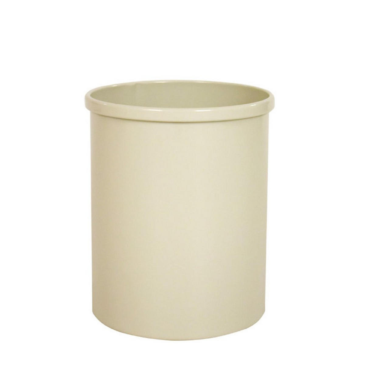 PAPIERKORB Stillvoll Metall 15 Liter 30,5x25,5 cm Weiß - Weiß, Metall (25.5/30.5/25.5cm) - PROREGAL