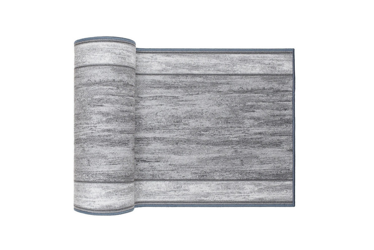 TEPPICHLÄUFER Anti-Rutsch Graphitfarben rutschfest Gummiunterlage 67/400 cm - Graphitfarben, Textil (67/400cm) - Tapiso