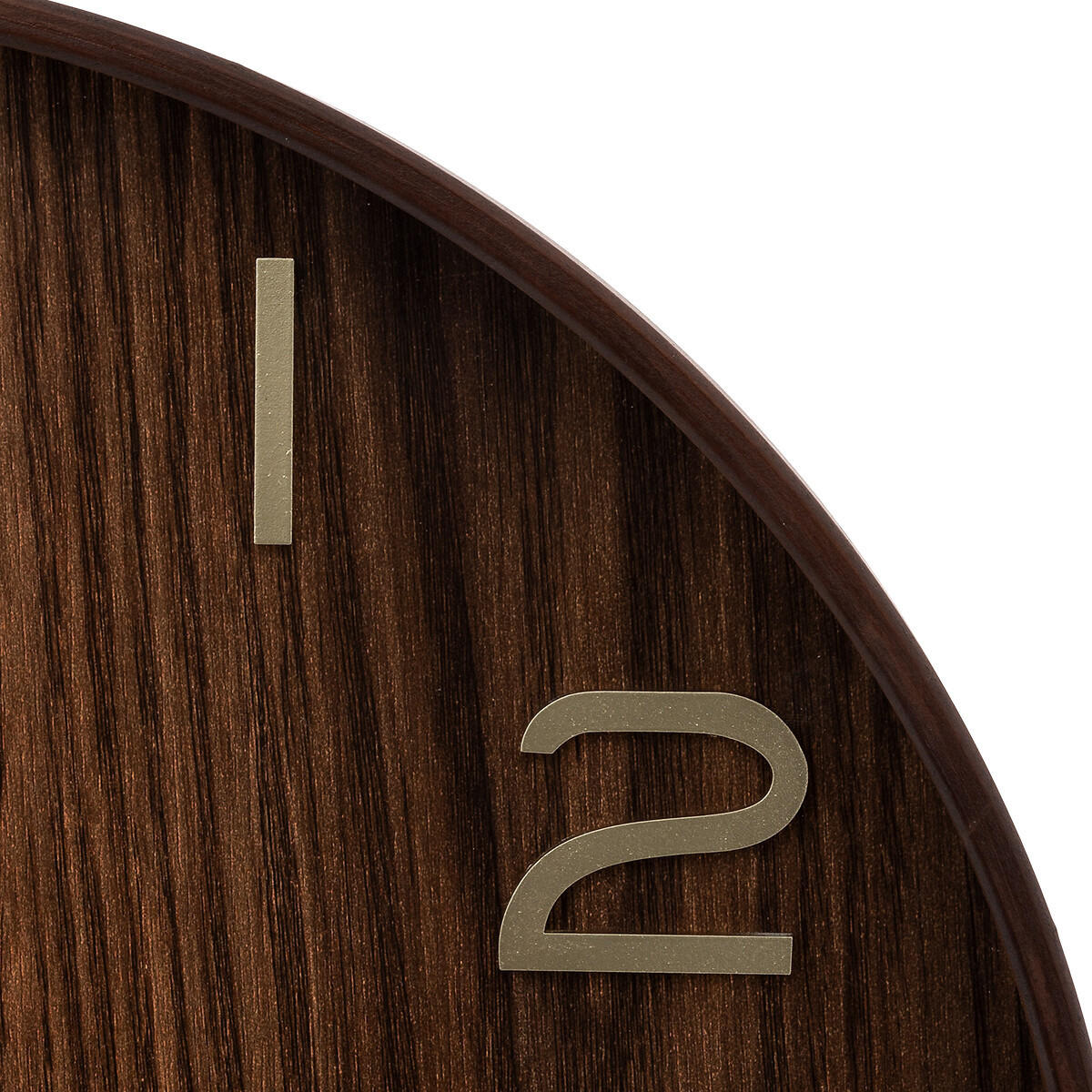 WANDUHR Ivana Ø 55 cm - Braun, Holzwerkstoff (55/55/5.5cm) - Atmosphera Createur d´interieur