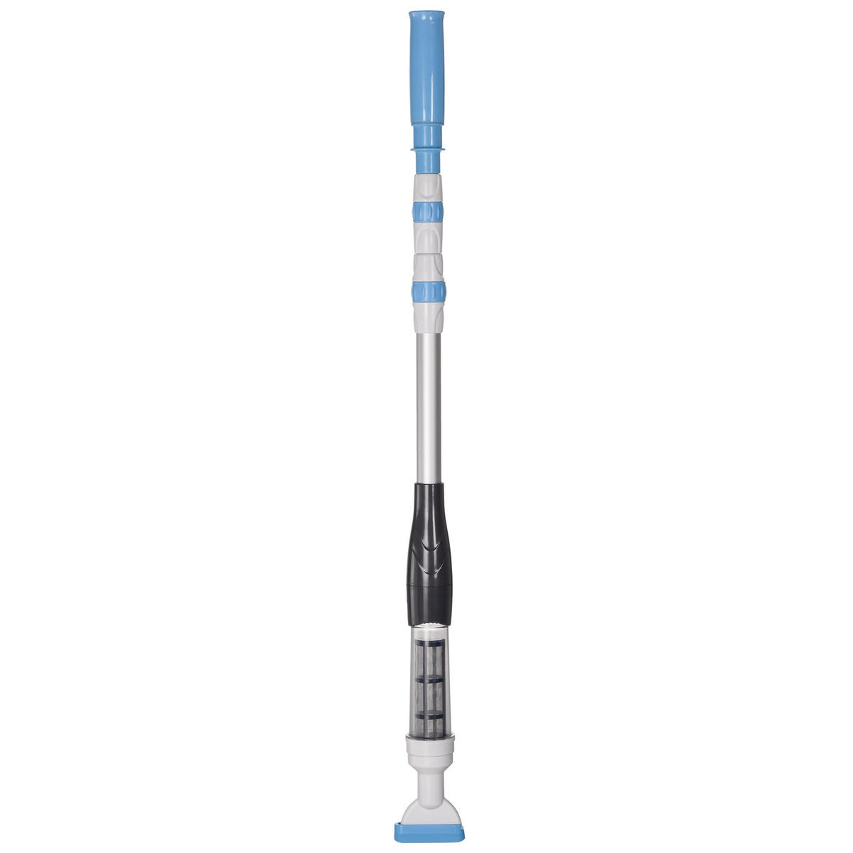 POOLSAUGER DE-18875 kabellos, Teleskopstiel - Blau, Kunststoff (6/162/6cm) - ComfortXL