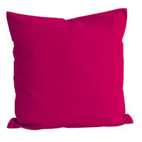 KISSENBEZUG Basic 100% Baumwolle pink 40/40 cm - Pink, Textil (40/40cm) - beties Heimtextil