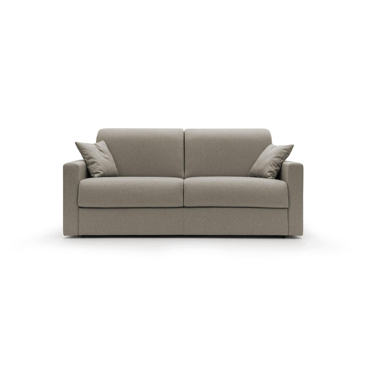 SCHLAFSOFA Chris - Taupe, Textil (166/90/96cm) - Divani.store