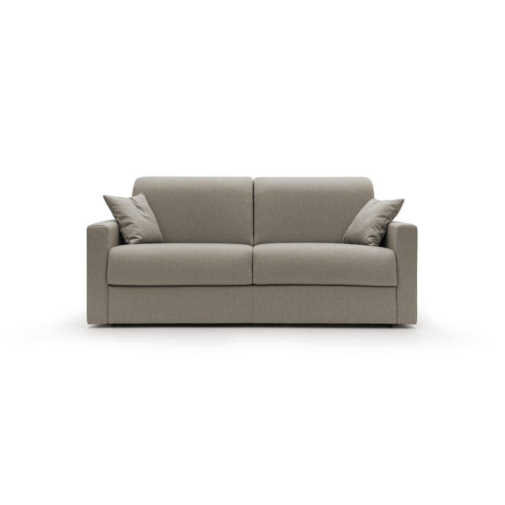 Thumbnail - Divani.store Schlafsofa, Taupe, Textil, 166x90x96 cm, Wohnzimmer, Sofas & Couches, Schlafsofas