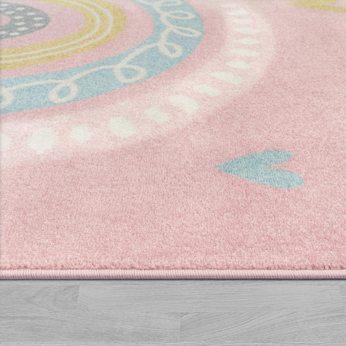 KINDERTEPPICH 200/200 cm Nino 887 - Pink, Textil (200/200cm) - Paco Home