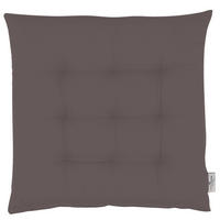 SITZKISSEN MIT 9 PUNKT-STEPPUNG DOVE - Dunkelgrau, Textil (40/40/5cm) - Tom Tailor