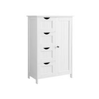 SIDEBOARD - Weiß, Holzwerkstoff (81/30/55cm) - Hansiro