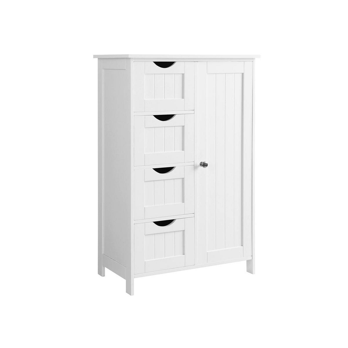 SIDEBOARD - Weiß, Holzwerkstoff (81/30/55cm) - Hansiro