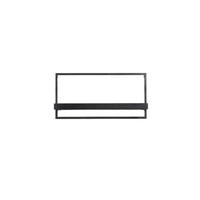 WANDREGAL Maddison Schwarz 60/15/30 cm - Schwarz, Metall (15/30/60cm) - Light & Living