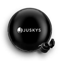 POOLABDECKUNG Rund 3 Meter aufblasbar - Schwarz, Kunststoff (255/255cm) - Juskys