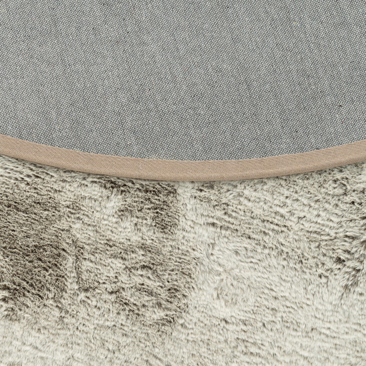 FELLTEPPICH LUXUS SUPER SOFT PLUSH RUND - Olivgrün, Textil (80/80cm) - Pergamon