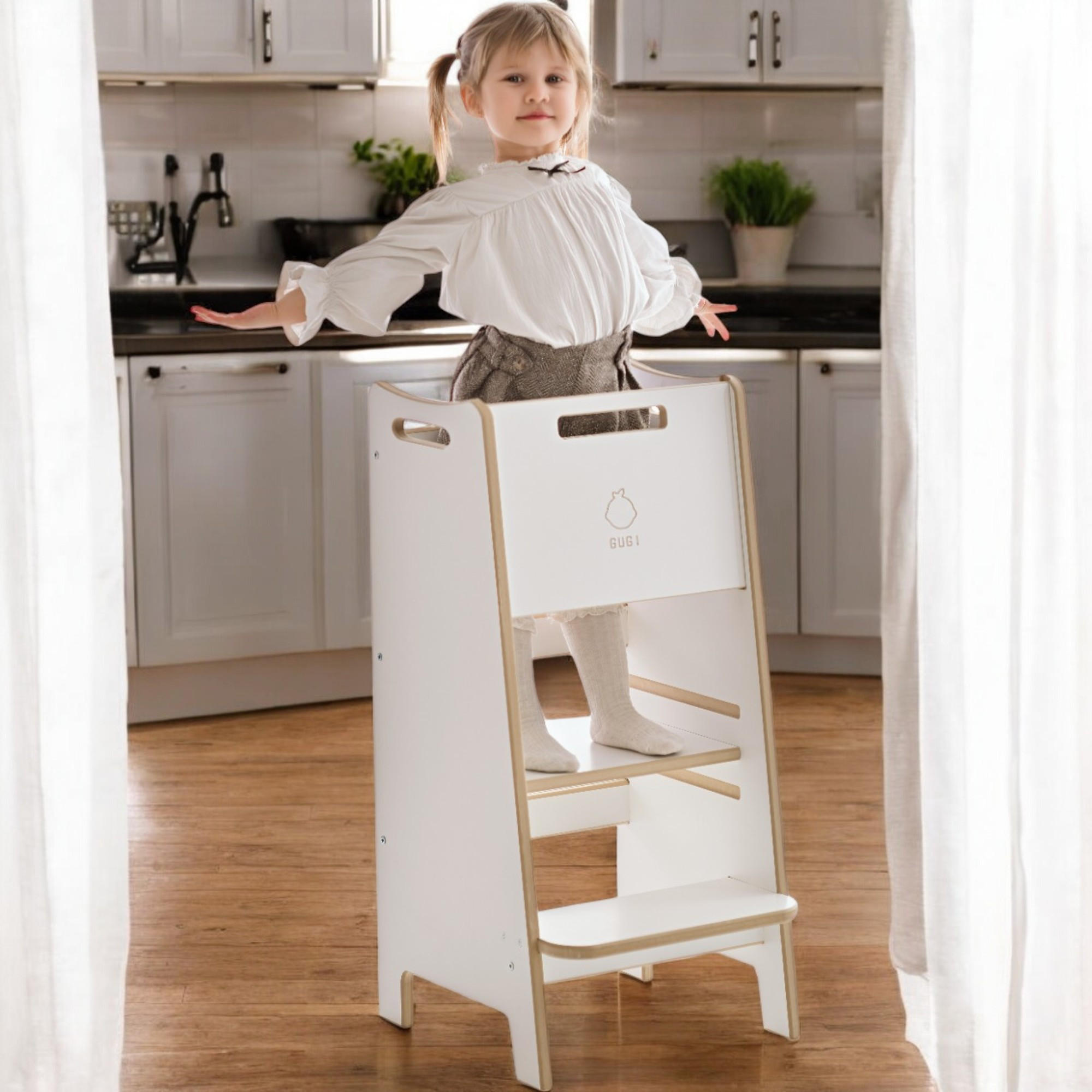 LERNTURM 40/85/40 - Weiß, Holzwerkstoff (40/85/40cm) - RAUMHIRSCH FURNITURE