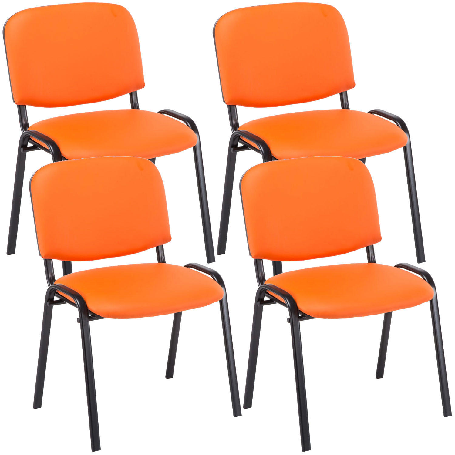 Deluke Besucherstuhl Orange 53x83x53 cm