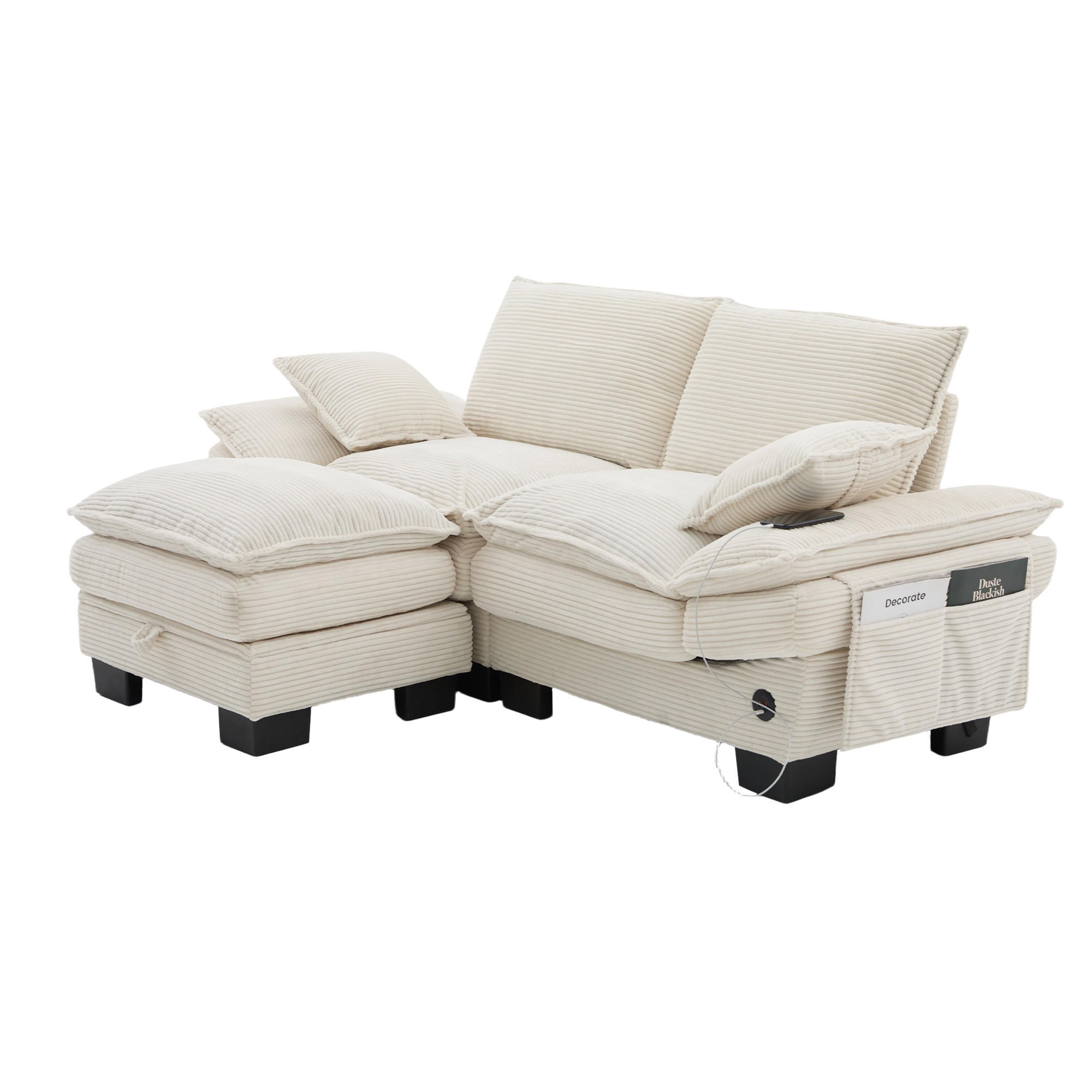 ComfortXL 2-Sitzer-Sofa Beige 190x84x132 cm