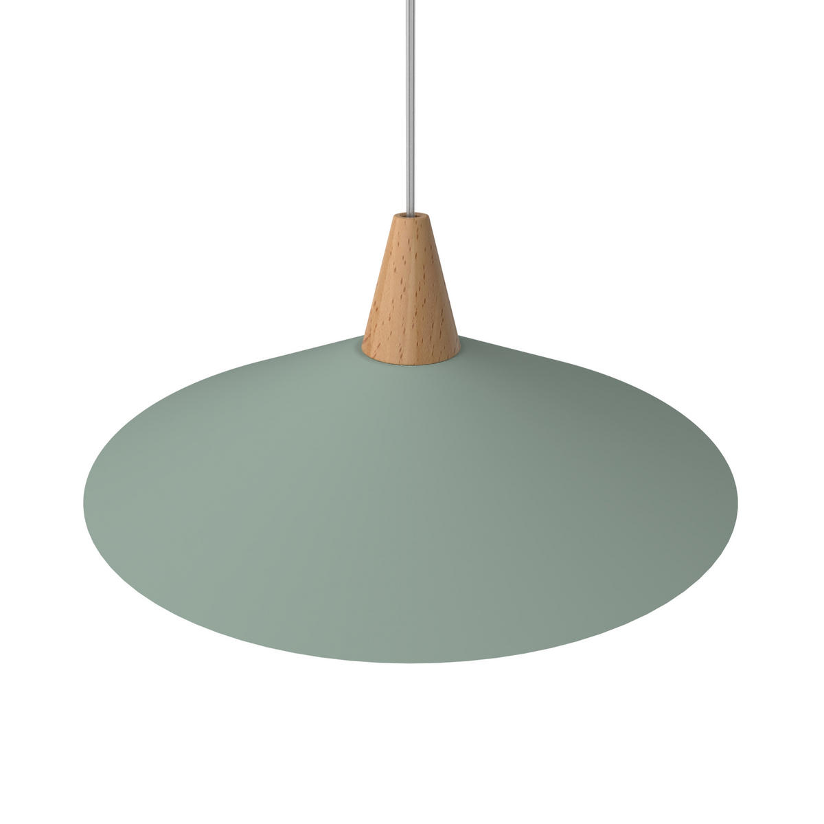 HÄNGELEUCHTE - Grün, Metall (40/40/15cm) - Lumicom