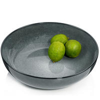 SERVIERSCHALEN DARWIN aus Steingut - Blau, Keramik (28.5cm) - Sänger