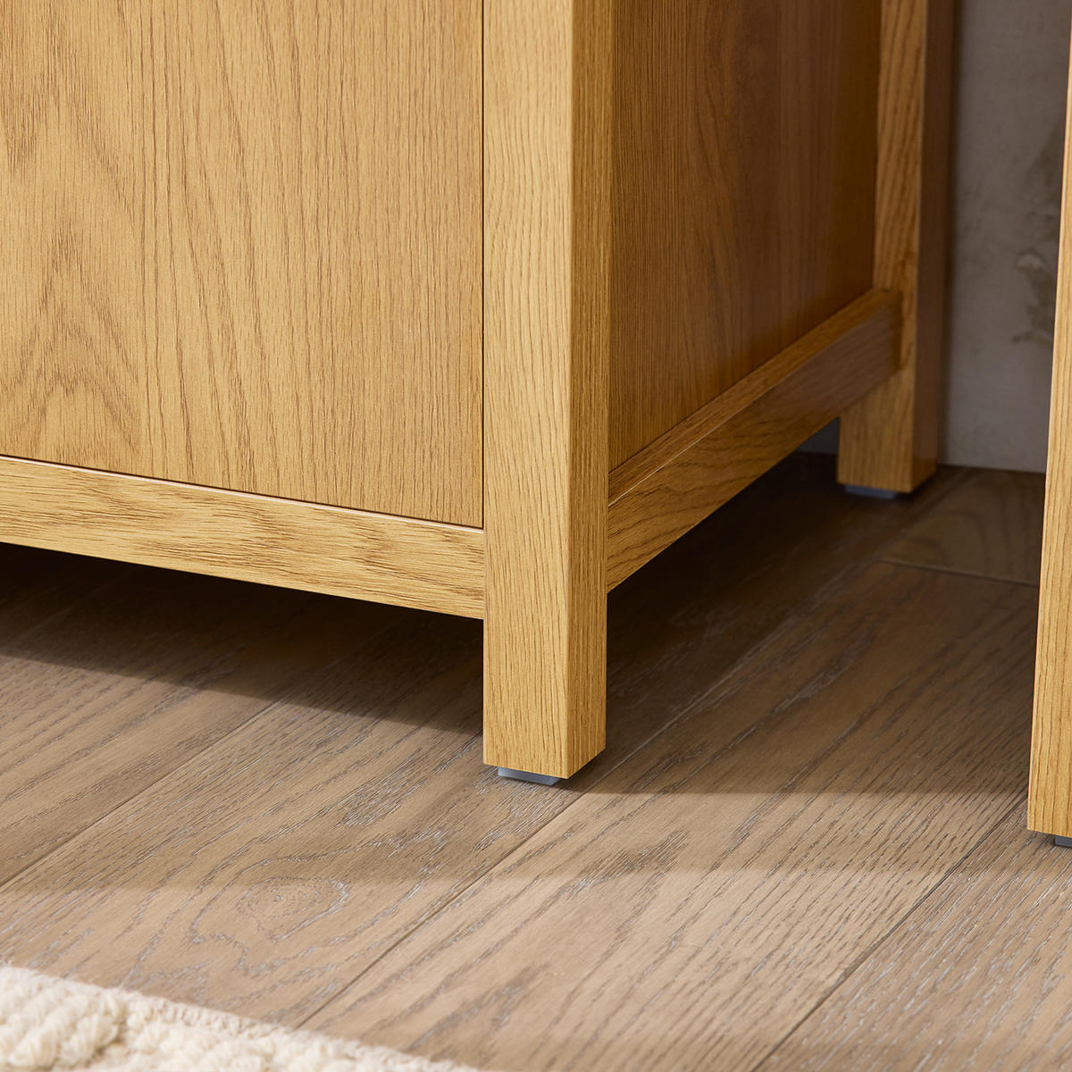WASCHBECKENUNTERSCHRANK Dunkelnatur - Naturfarben, Holzwerkstoff (60/60/35cm) - SoBuy