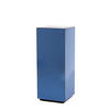 BLUMENSÄULE Daxton Blau 40/40/100 cm - Blau, Glas (40/40/100cm) - Light & Living