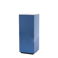 BLUMENSÄULE Daxton Blau 40/40/100 cm - Blau, Glas (40/40/100cm) - Light & Living
