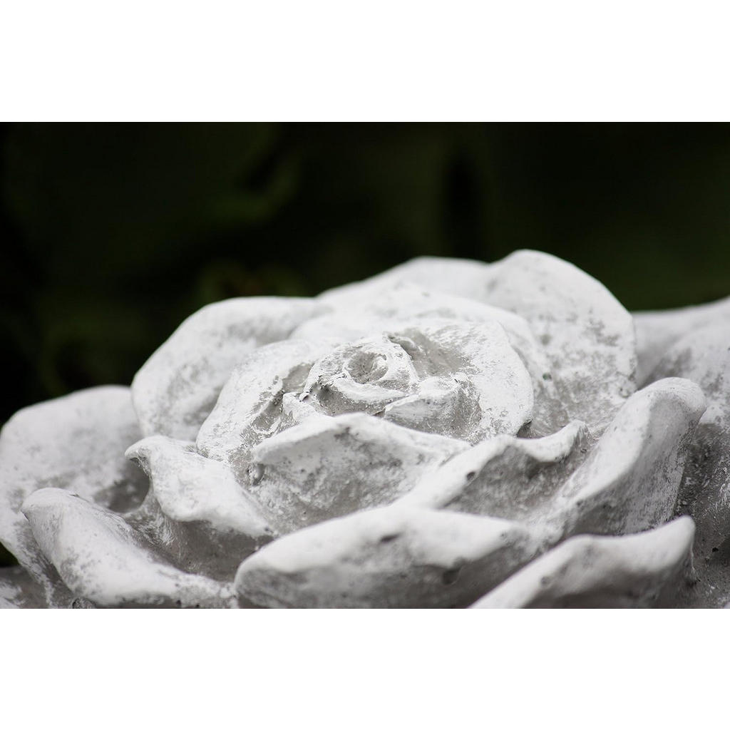 Thumbnail - stoneandstyle Steinfigur, Grau, Stein, Floral, 15x8x15 cm, Dekoration, Skulpturen & Dekoobjekte, Skulpturen