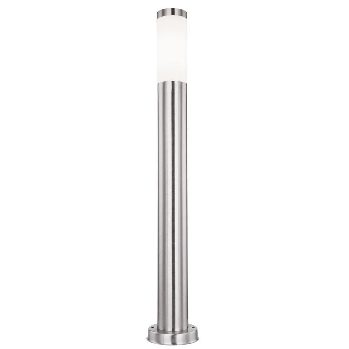 LED WEGELEUCHTE Edelstahl Silber 2er Set - Silberfarben, Metall (7.8/7.8/80cm) - Globo Lighting