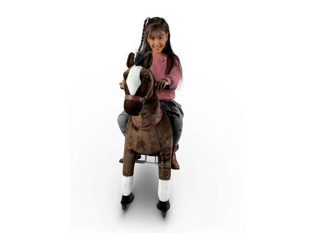 REITPFERD Nella dunkelbraun Größe M - Dunkelbraun, Kunststoff (85/33/105cm) - TPFLiving