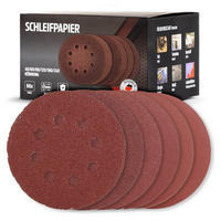 SCHLEIFPAPIER rund 66 Stück - Rostfarben, Kunststoff (125/125/12cm) - bestTools