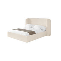 POLSTERBETT mit Bettkasten und Lattenrost, Boxbett ohne Matratze - ESTI 160x200 Beige - Kaschmir, Holzwerkstoff/Textil (160/200cm) - ALTDECOR
