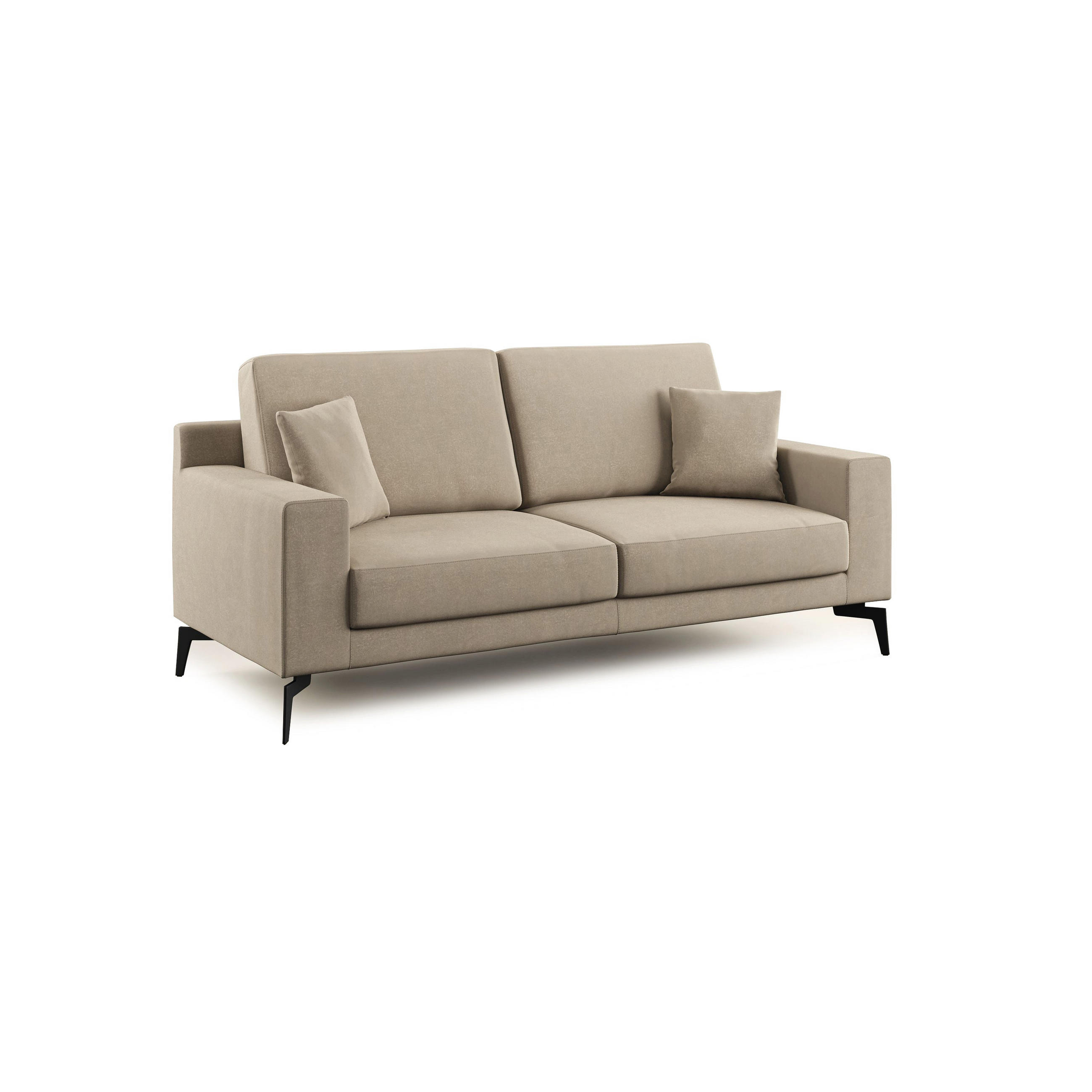 Divani.store Linearsofa Taupe 206x95x91 cm