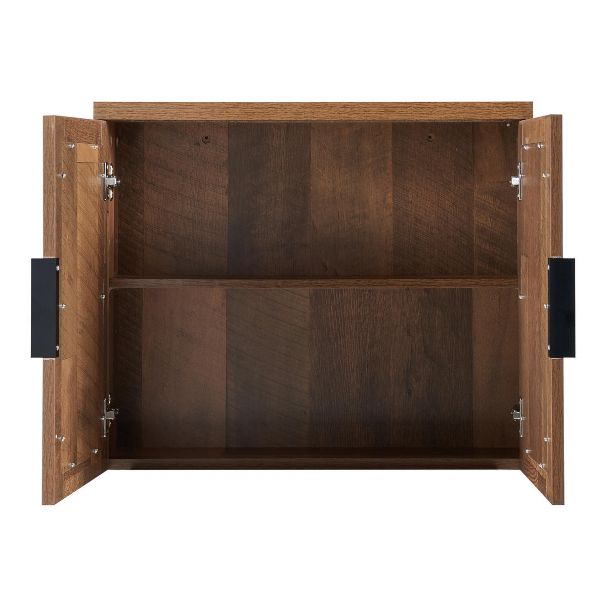 SPIEGELSCHRANK Namsskogan - Walnussfarben, Holzwerkstoff (60/50/15cm) - [en.casa]
