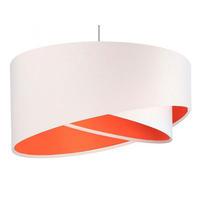 HÄNGELEUCHTE Orange 50/23 cm - Orange, Kunststoff (50/1/23cm) - ONZENO