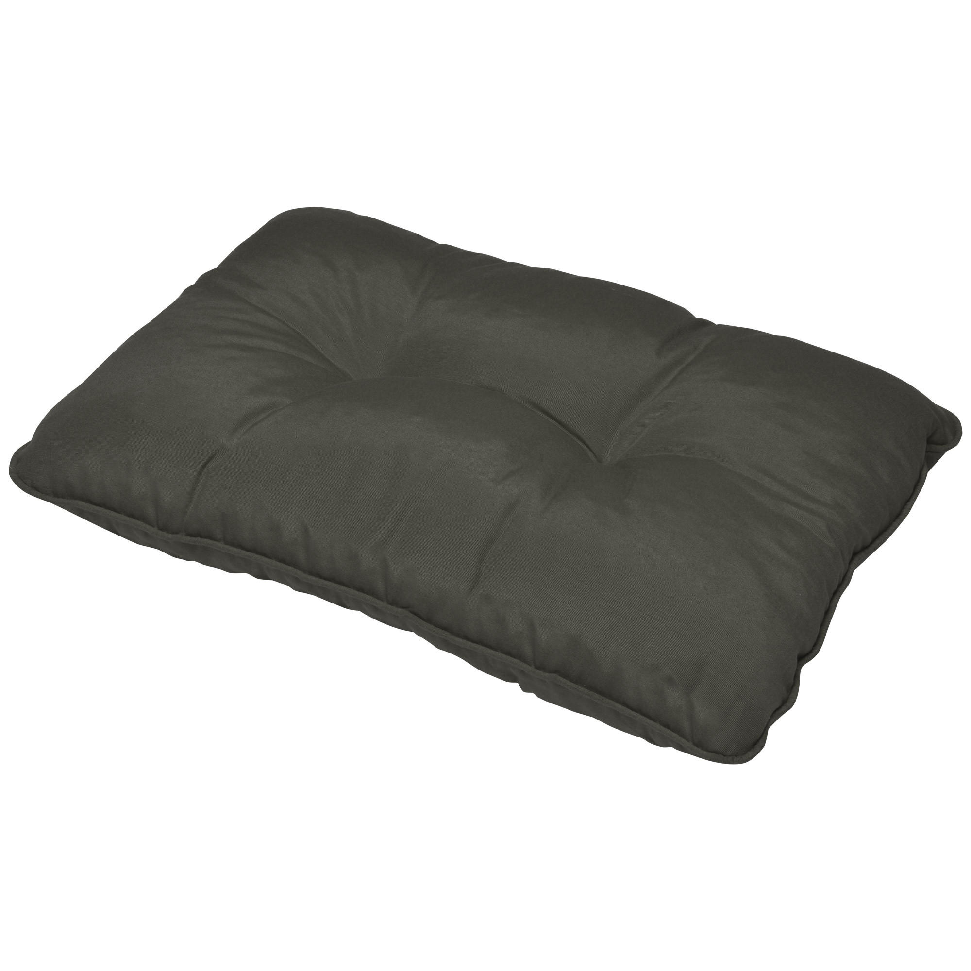 Beautissu Loungekissen Graphit 40x12x70 cm