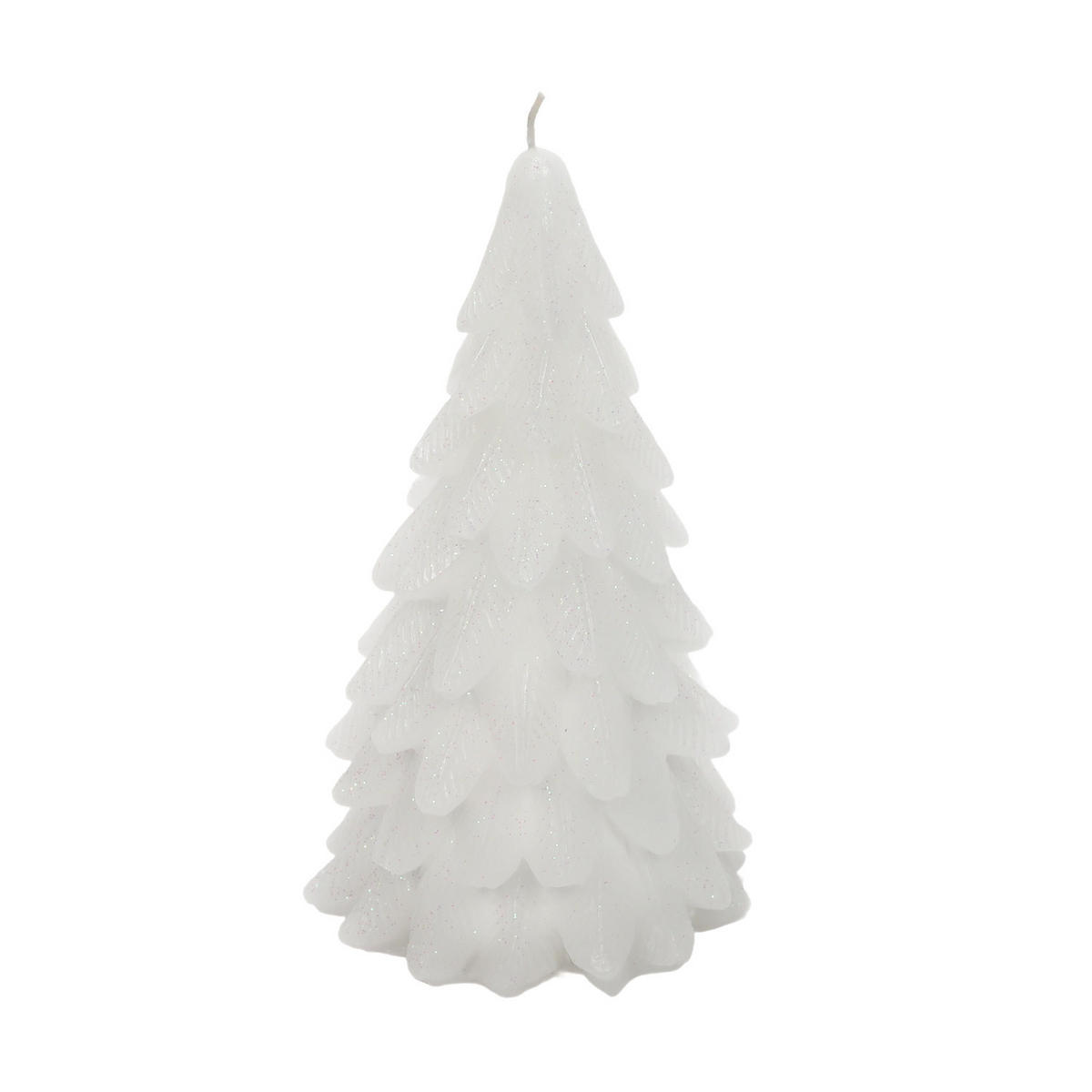 KERZE 396 g 11,5/11,5/20,5 cm - Weiß, Paraffin (11.5/20.5/11.5cm) - Atmosphera Createur d´interieur