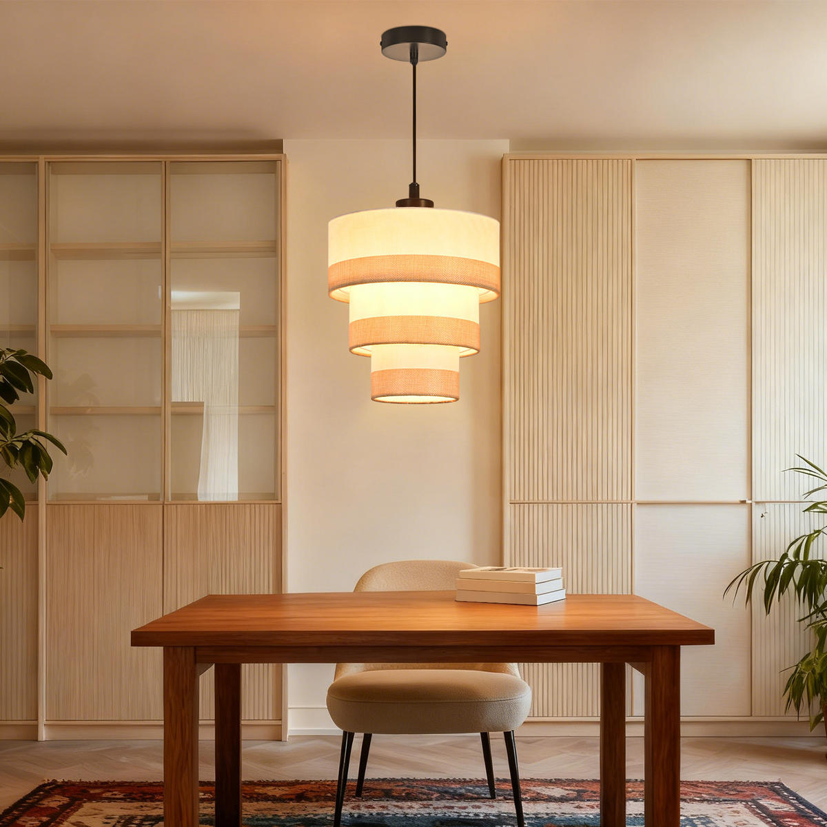 PENDELLEUCHTE Juliet 10/20/120 cm - Weiß, Metall (10/20/120cm) - ZMH