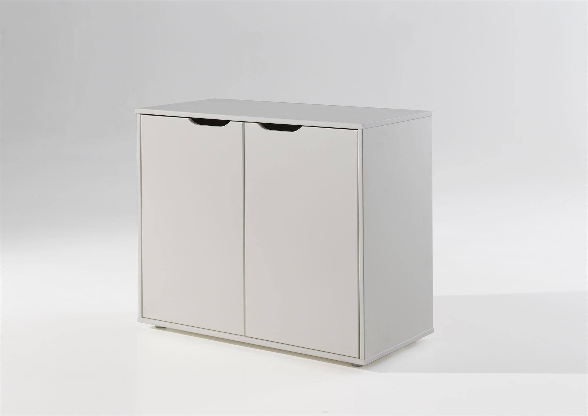 TÜRKOMMODE Kassidy 86x72x43 aus MDF in Weiß - Weiß, Holzwerkstoff (86/43/43cm) - 58aufmkessel