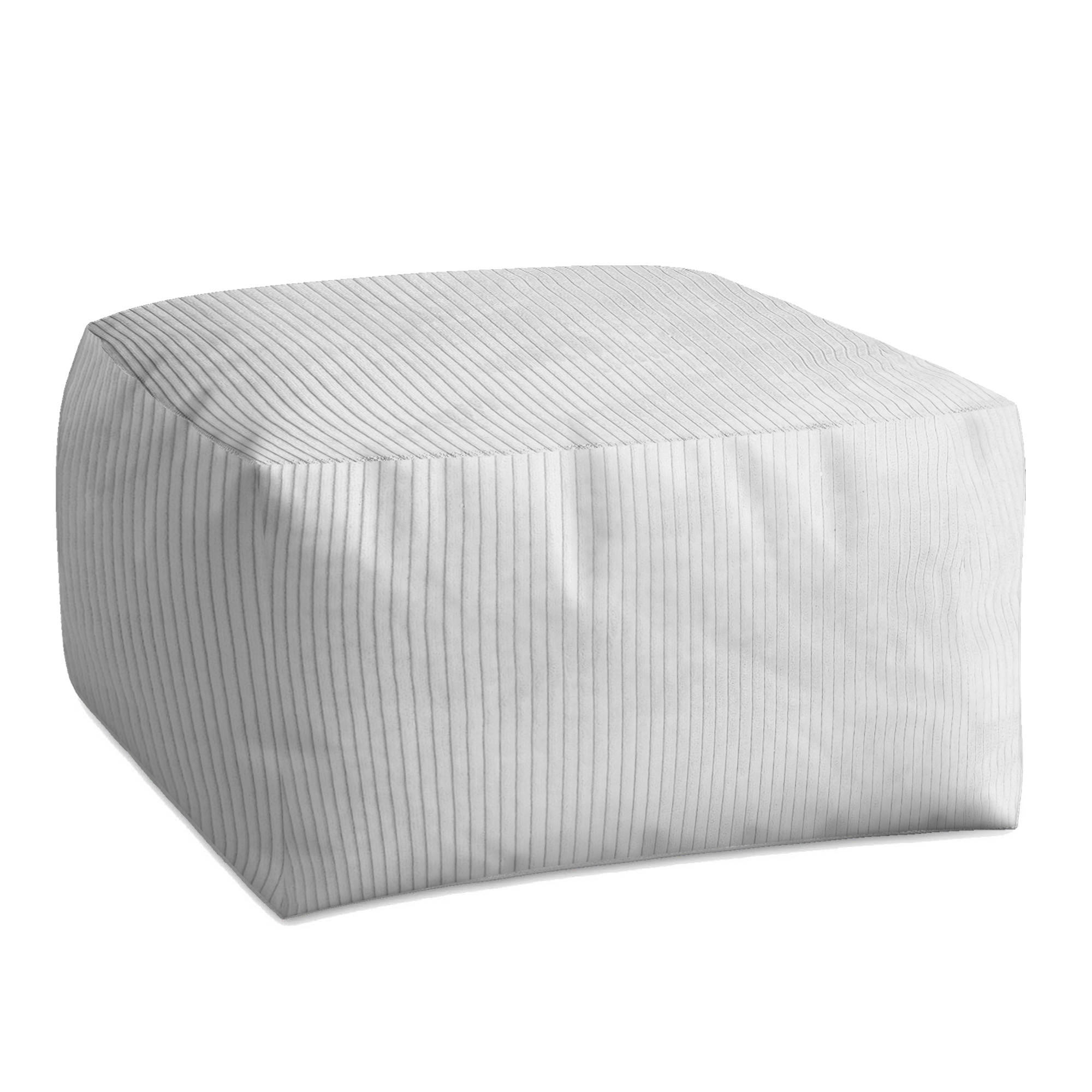 Dreamroots Sitzsack Grau, Hellgrau 70x40x70 cm