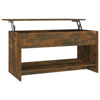 COUCHTISCH Räuchereiche 102x50x52,5 cm Holzwerkstoff - Braun, Holzwerkstoff (102/50/52.5cm) - furnicato