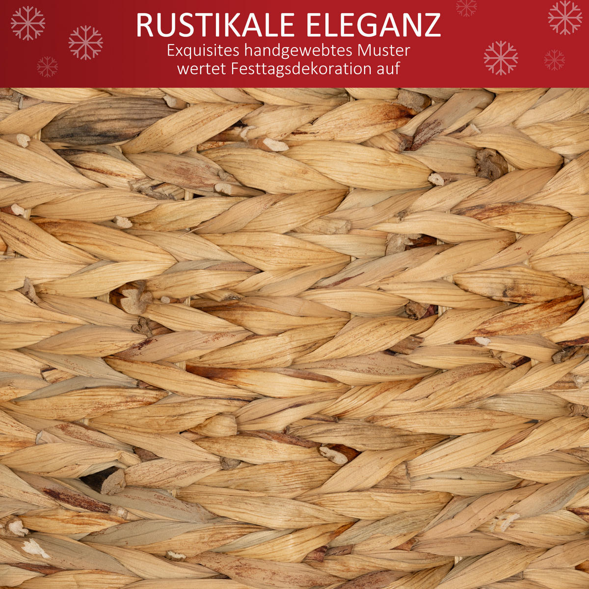 WEIHNACHTSBAUMKORB Naturfarben 60.0/60.0/28.0cm - Naturfarben, Naturmaterialien (60/28/60cm)