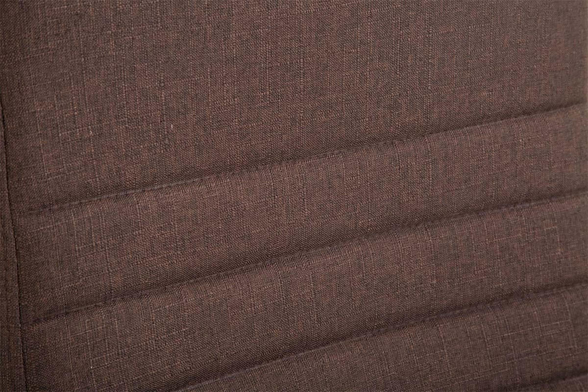 BÜROSTUHL Vallon, Stoff Braun - Braun, Textil/Metall (60/118/68cm) - TPFLiving