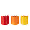BLUMENTOPF FIESTA - Töpferei - Multi - 3er set - Ø 14 cm - Multicolor, Keramik (14/15cm) - J-Line